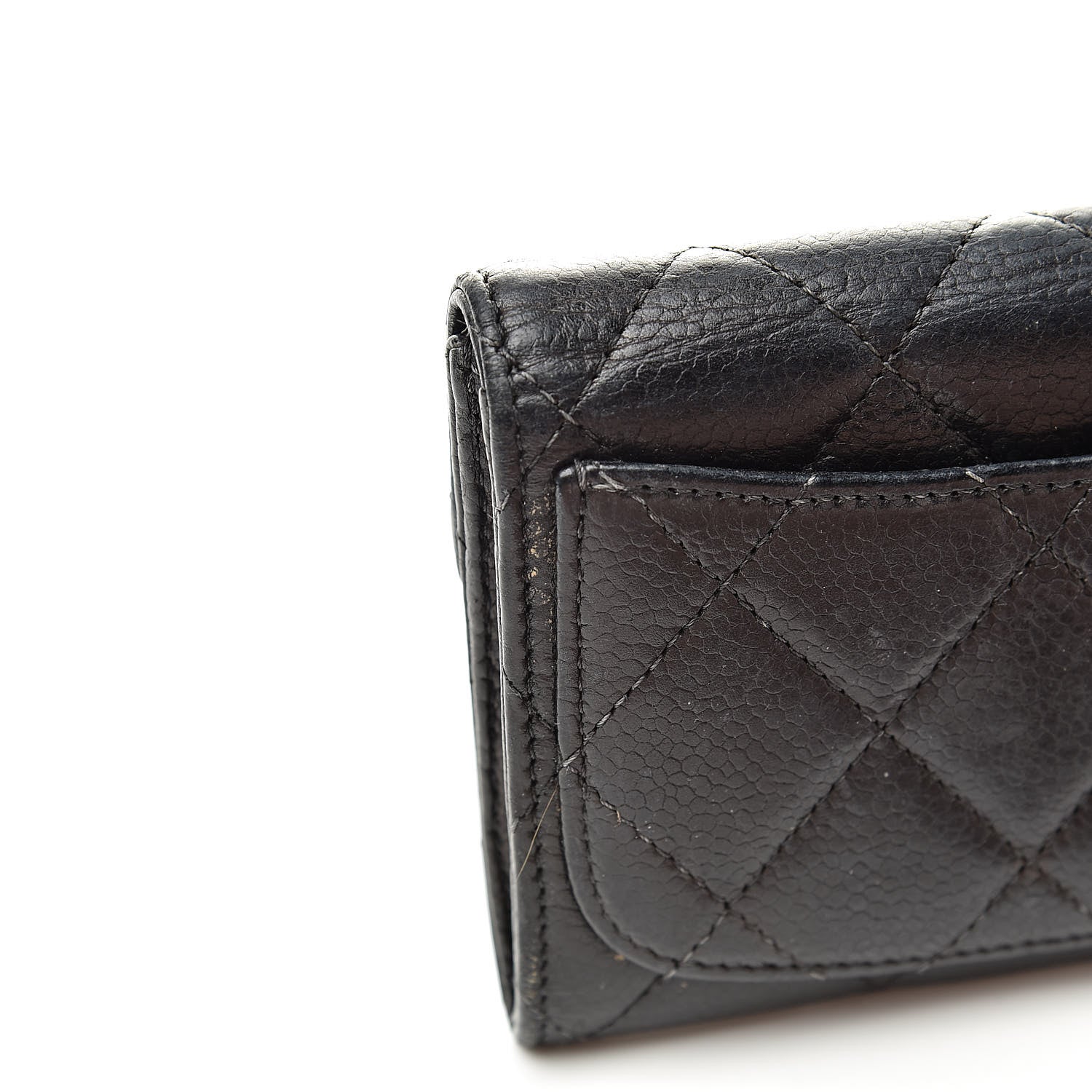 Chanel Caviar Quilted Flap Card Holder Black 15 of 15