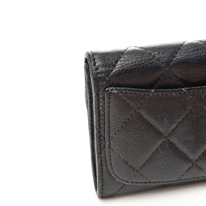 Chanel Caviar Quilted Flap Card Holder Black 15 of 15