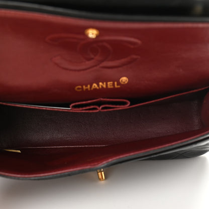 Chanel Lambskin Quilted Small Double Flap Black 6 of 11