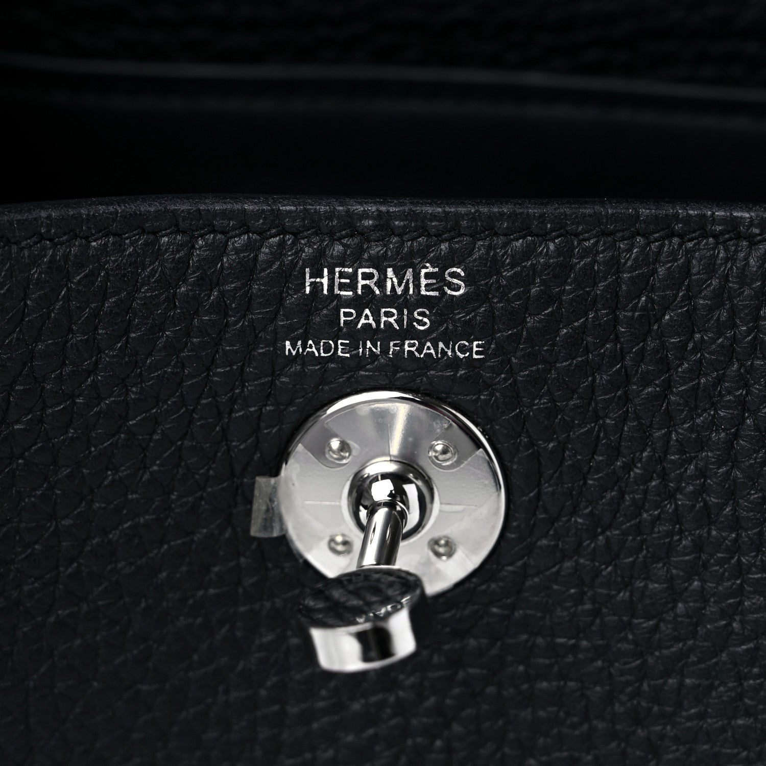 Hermes Taurillon Clemence Mini Lindy 20 Black 5 of 9