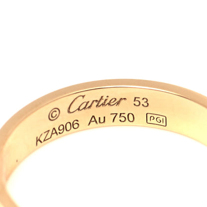 Cartier 18K Yellow Gold 3.5mm LOVE Wedding Band Ring 53 6.25 4 of 4