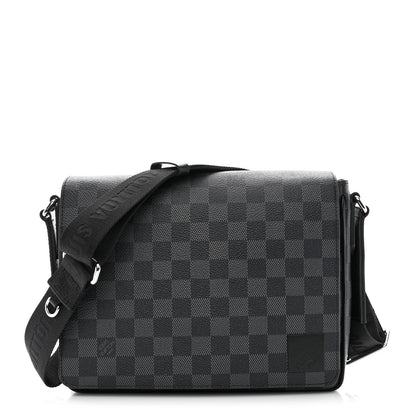 Louis Vuitton Damier Graphite District PM NM 1 of 9