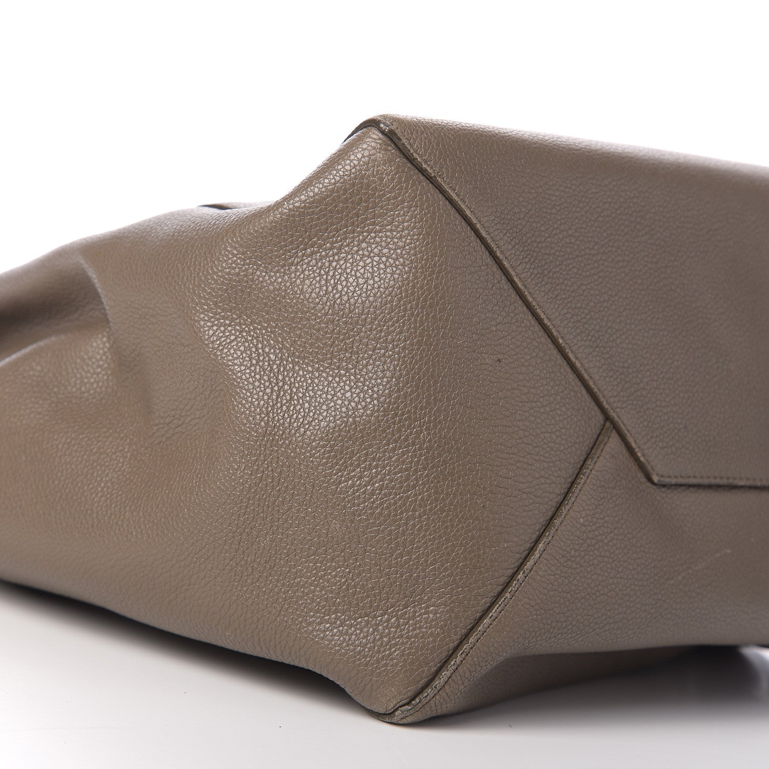 Celine Soft Grained Calfskin Medium Belt Cabas Phantom Taupe 12 of 13