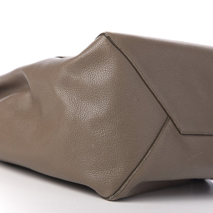 Celine Soft Grained Calfskin Medium Belt Cabas Phantom Taupe 12 of 13