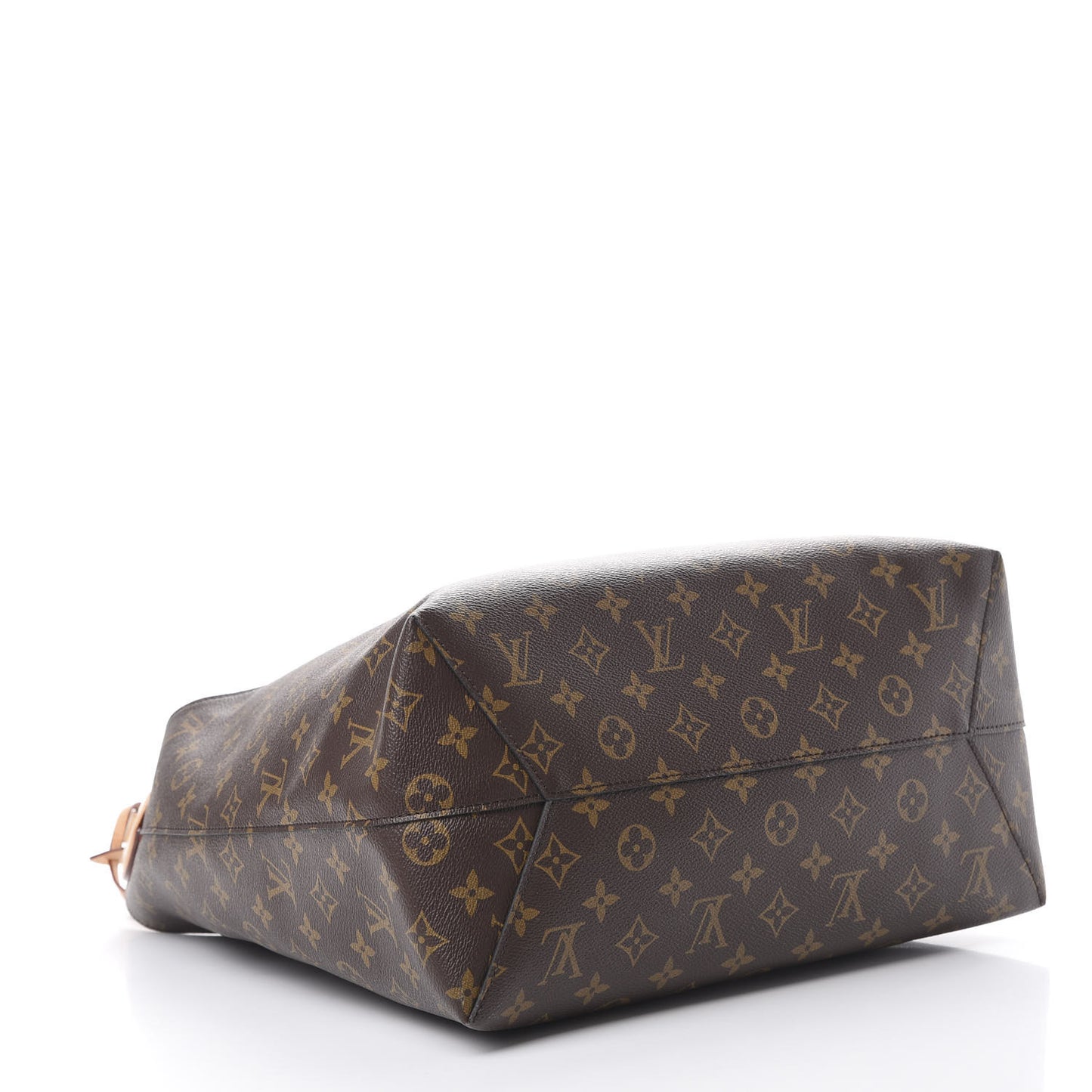 Monogram Flower Hobo Beige