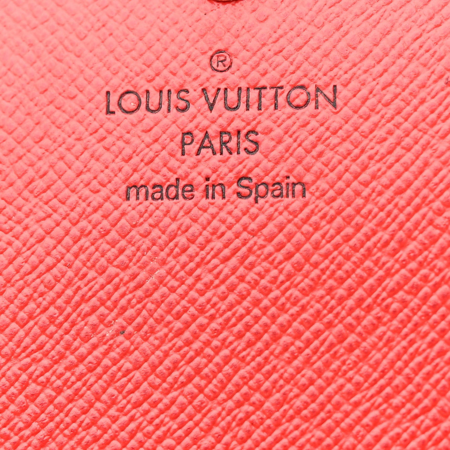 Monogram Sarah Wallet NM Coquelicot