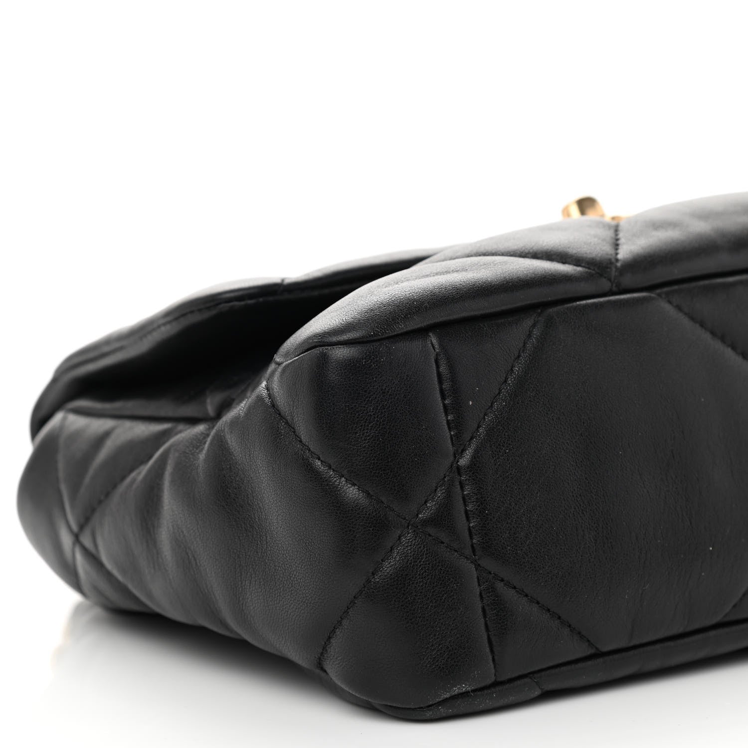 Chanel Lambskin Quilted Medium Chanel 19 Flap Black 9 of 12