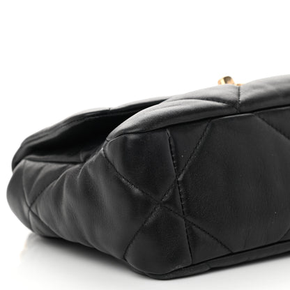 Chanel Lambskin Quilted Medium Chanel 19 Flap Black 9 of 12