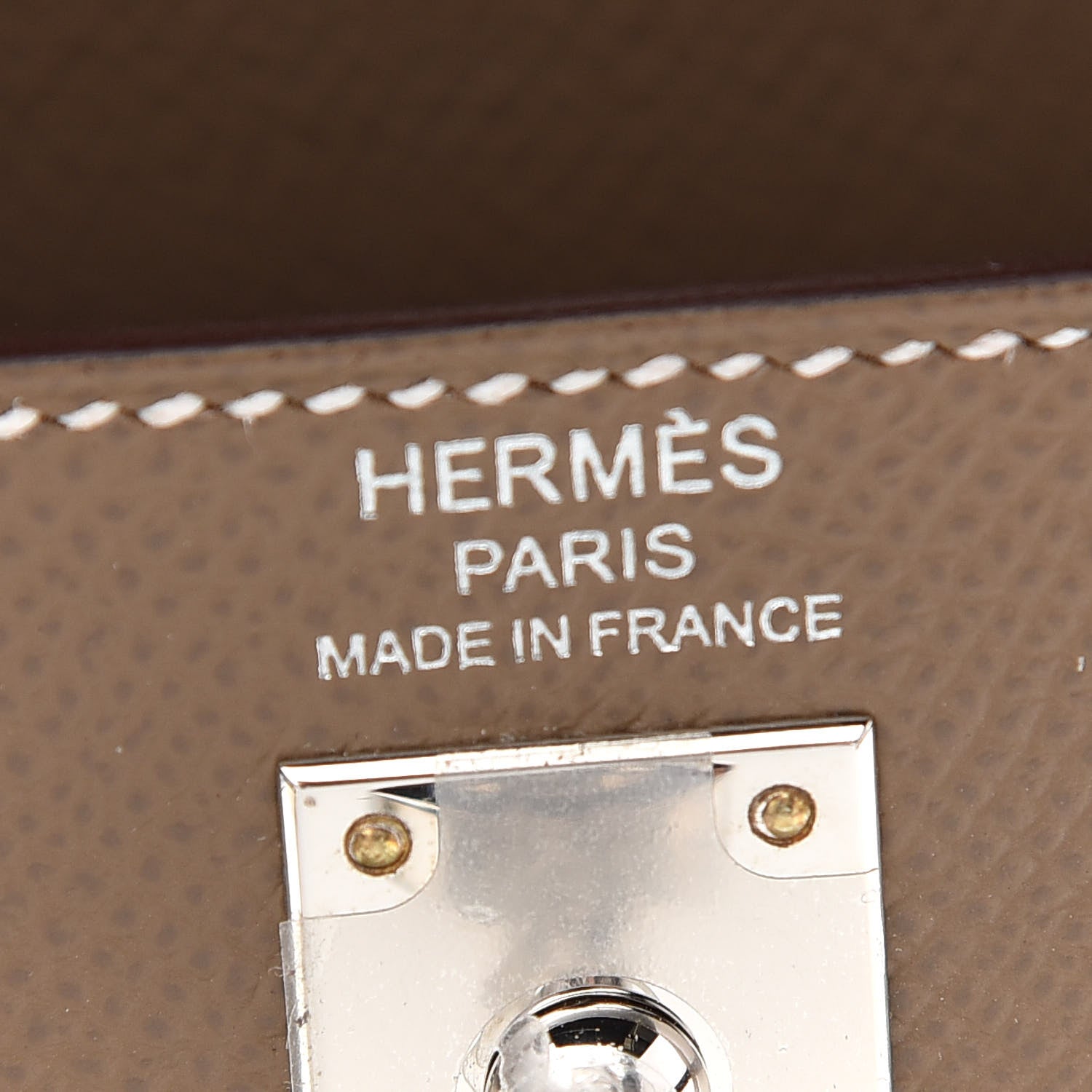 Hermes Epsom Kelly Sellier 25 Etoupe 6 of 11