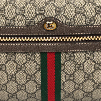 Gucci GG Supreme Monogram Web Small Ophidia Shoulder Bag Brown 8 of 10