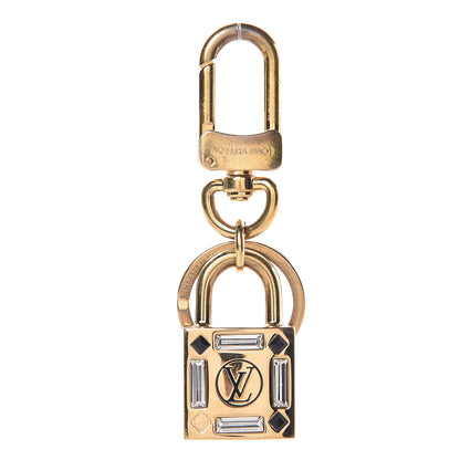 Louis Vuitton Lock Me Strass Bag Charm Key Holder Gold 1 of 2