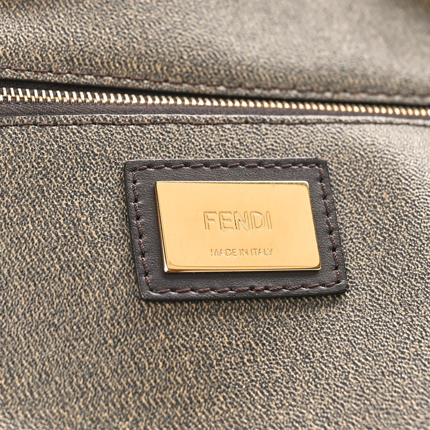 Zucca Spalmati Small Roll Tote Tobacco Moro