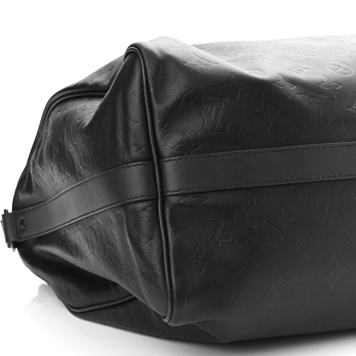 Calfskin Shadow Monogram Mens Speedy Bandouliere 40