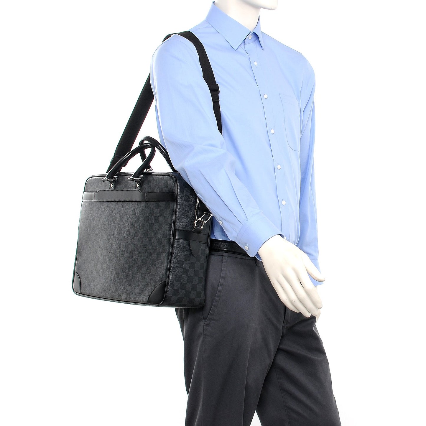 Damier Graphite Porte-Documents Voyage GM