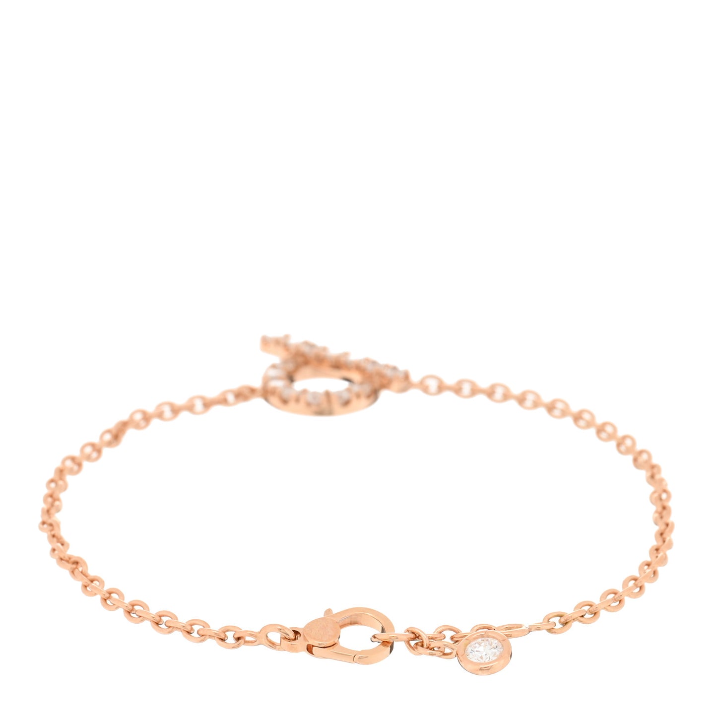 18K Rose Gold Diamond Finesse Bracelet SH