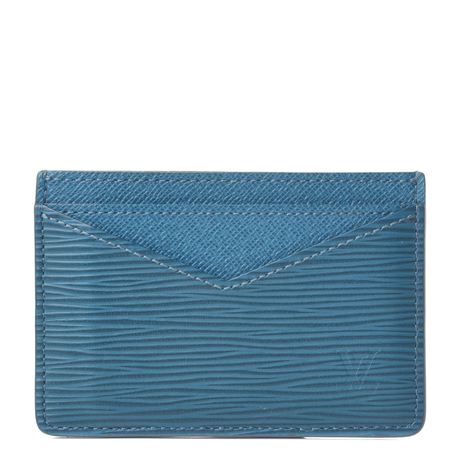 Louis Vuitton Epi Neo Porte-Cartes Card Holder Blue Celeste 1 of 8