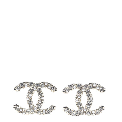 Chanel Pearl CC-Casino Earrings Gold 1 of 4