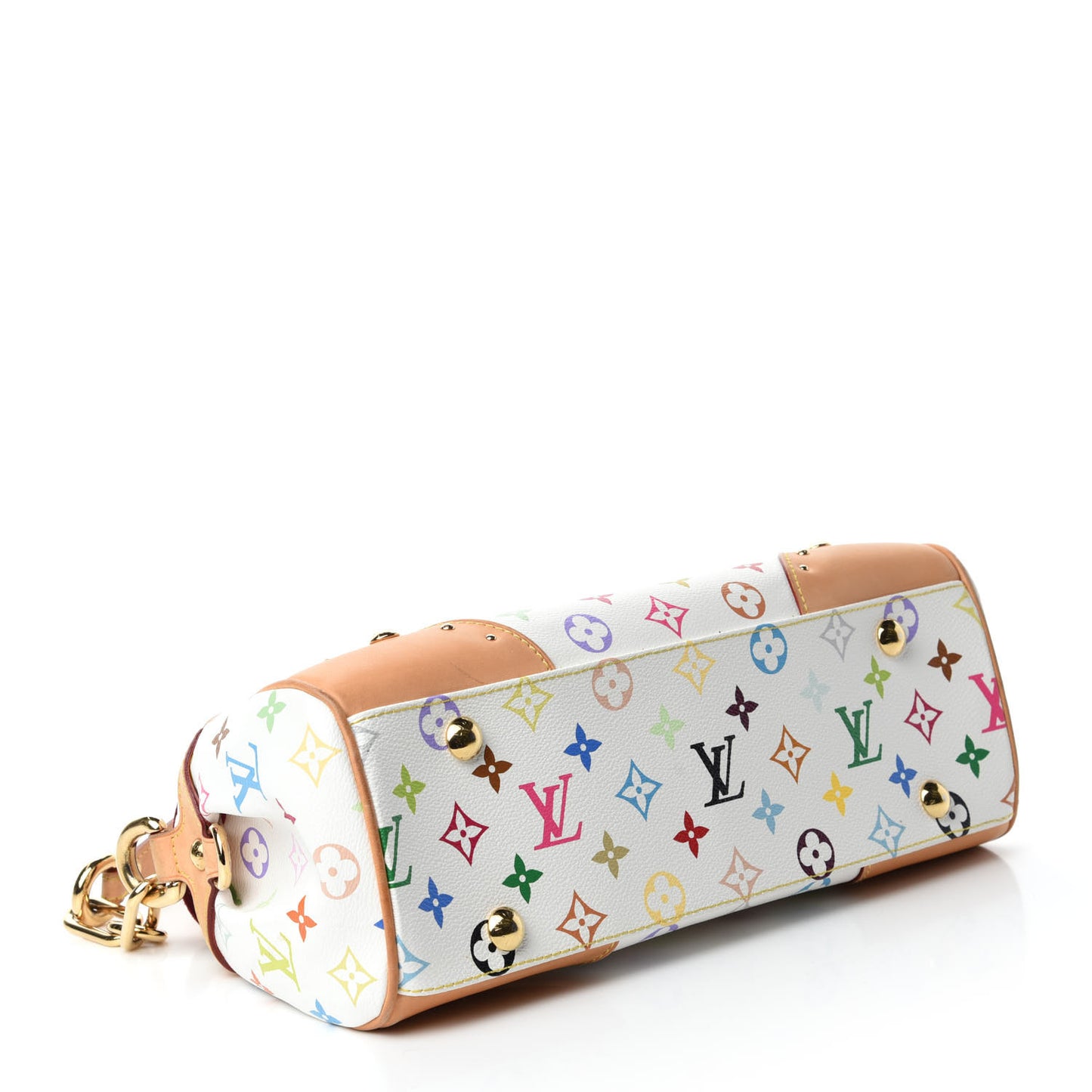 Monogram Multicolor Beverly MM White
