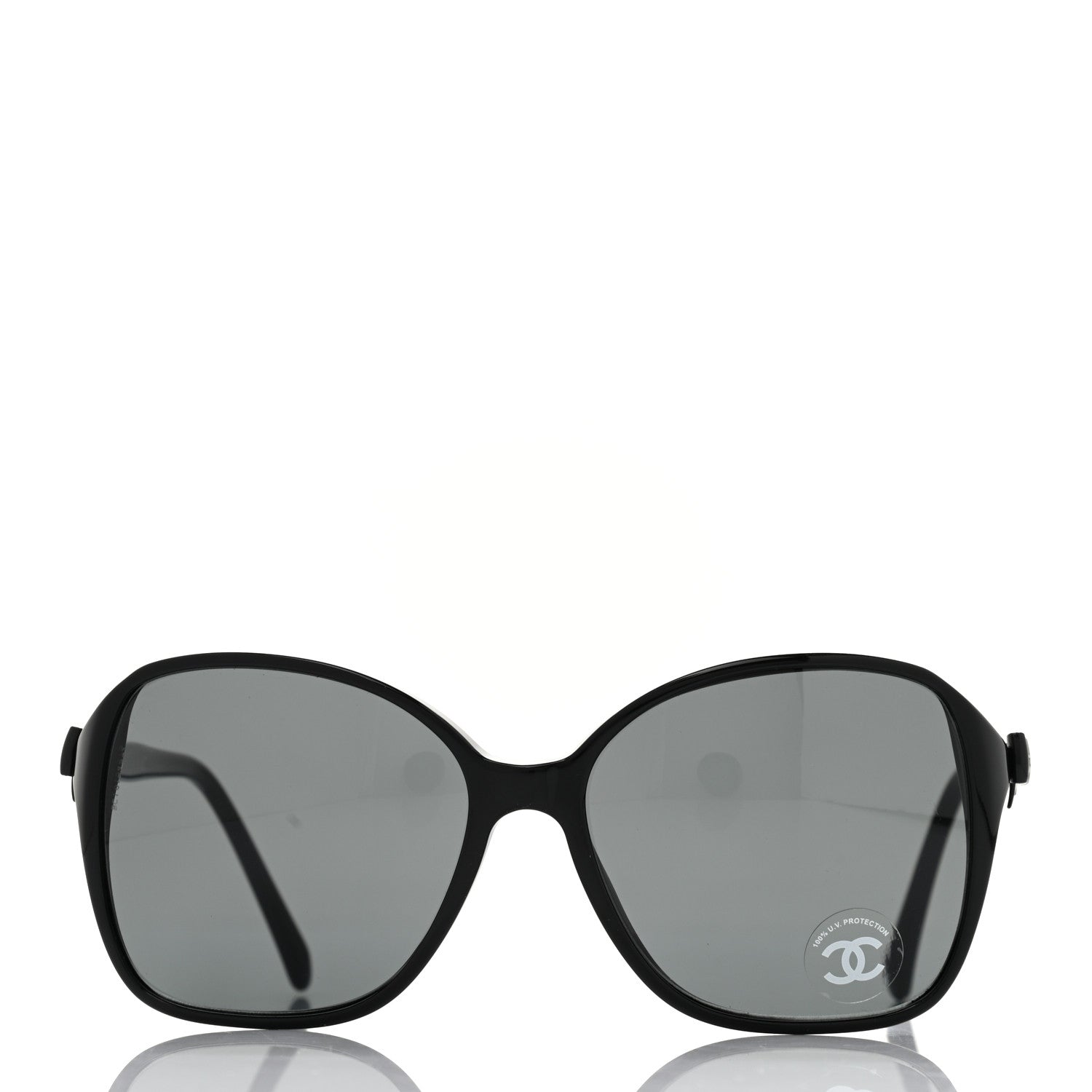 Chanel Acetate CC Bow Sunglasses 5205 Black 2 of 8