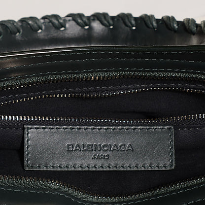 Balenciaga Smooth Calfskin Metallic Patent Giant 12 Silver Hardware City Vert Poker Fonce 10 of 14