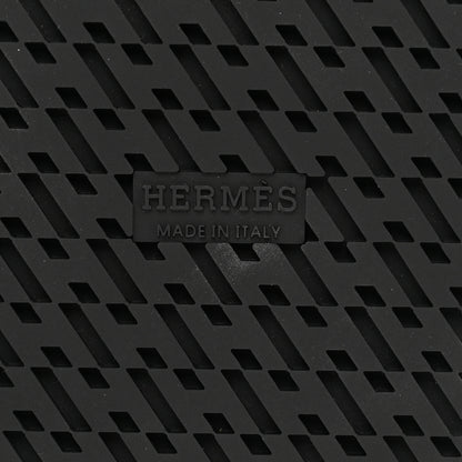 Hermes Calfskin Womens Chypre Sandals 36 Black 6 of 8