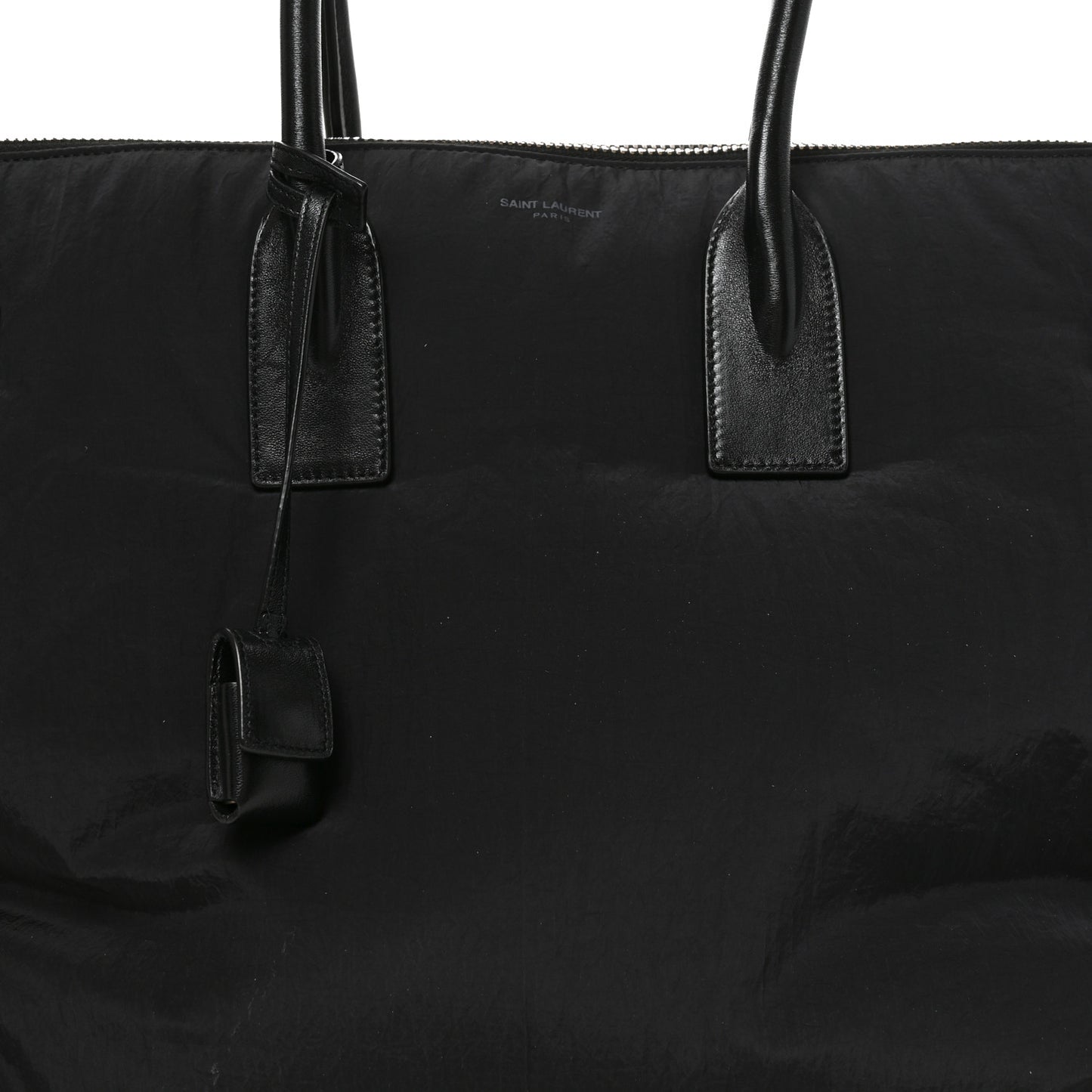 Nylon Calfskin 48H Sac De Jour Duffle Black