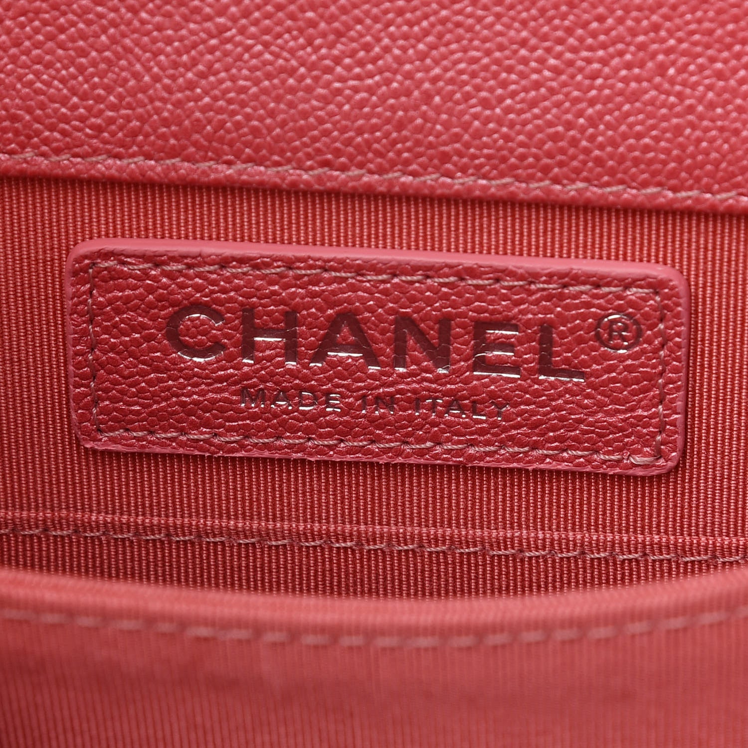 Chanel Caviar Quilted North South Boy Flap Pink 6 of 8