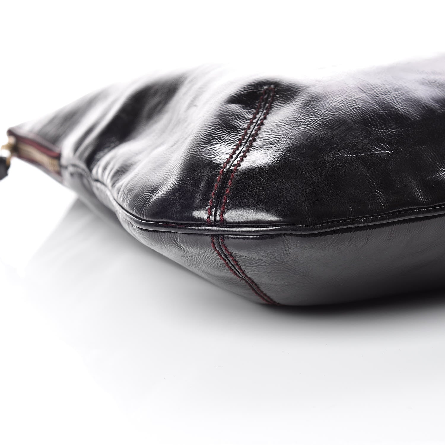 Saint Laurent Patent Tribute Tote Black 5 of 9