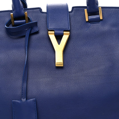 Saint Laurent Calfskin Small Classic Y Cabas Navy 8 of 19