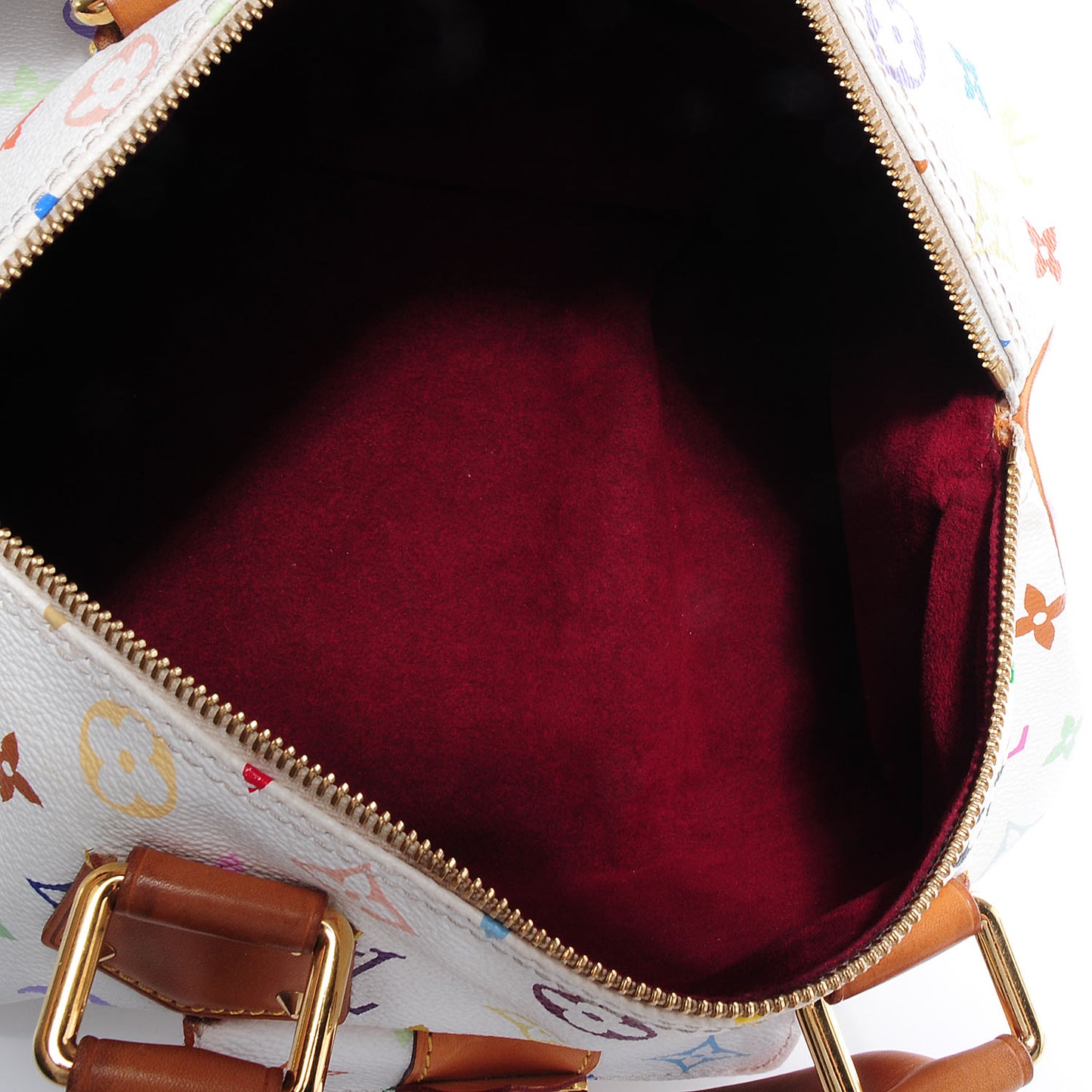 Monogram Multicolor Speedy 30 White