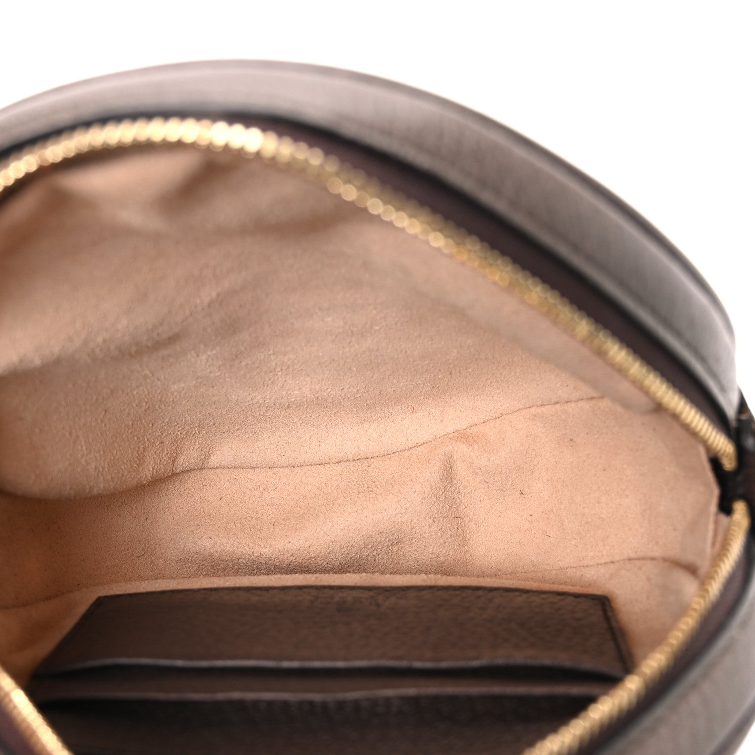 Gucci GG Supreme Monogram Web Ophidia Circle Wristlet Beige New Acero 5 of 7