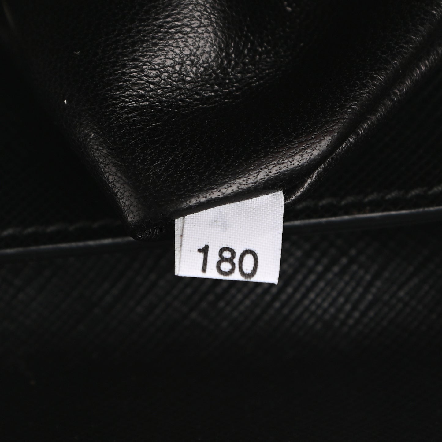 Saffiano Bi-Color Top Handle Bag White Black