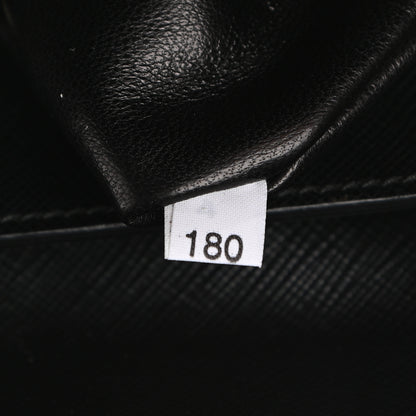 Prada Saffiano Bi-Color Top Handle Bag White Black 7 of 12