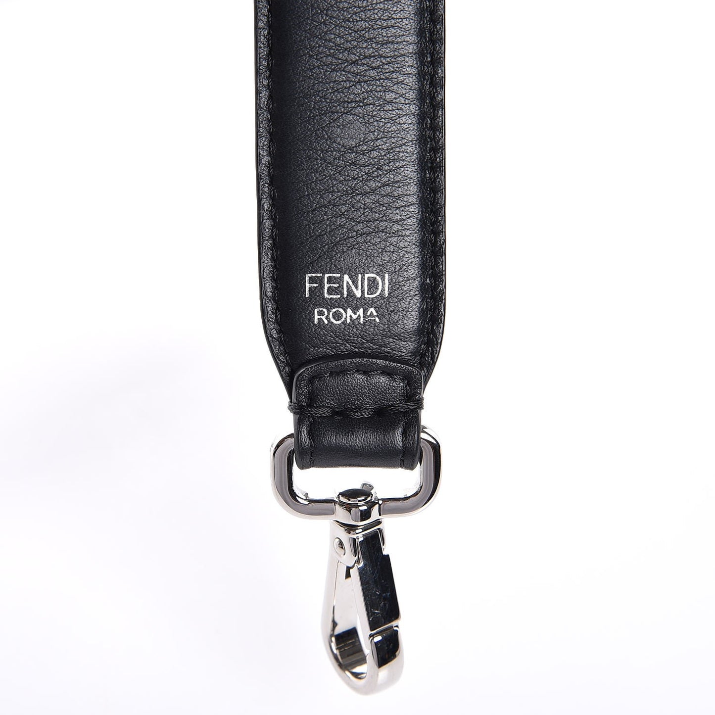 Calfskin Studded Mini Strap You Black