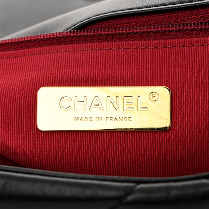 Chanel Lambskin Quilted Medium Chanel 19 Flap Black 6 of 11