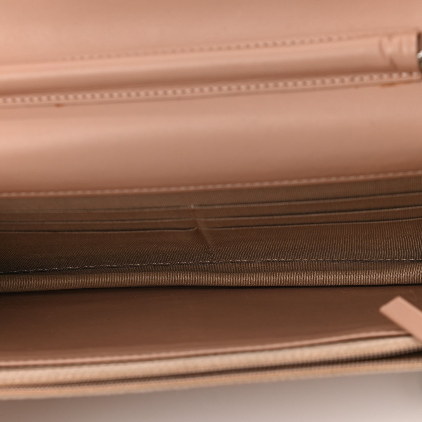 Caviar Timeless CC Wallet on Chain WOC Dark Beige