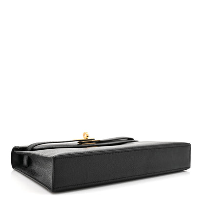 Hermes Chevre Chamkila Kelly Elan Black 4 of 11