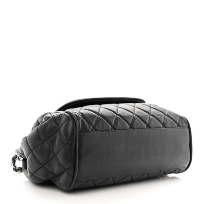 Chanel Caviar Quilted Timeless Accordion Flap Black 4 of 12