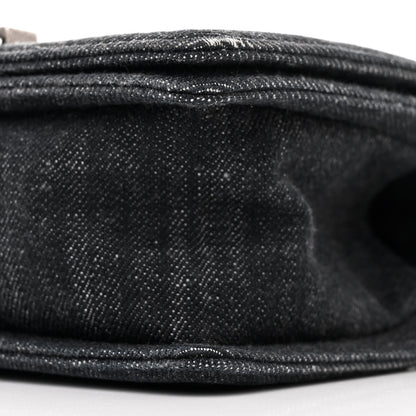 Chanel Denim Quilted Small Boy Flap Black 10 of 11