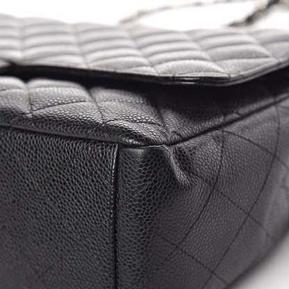 Chanel Caviar Quilted Maxi Double Flap Black 21 of 23