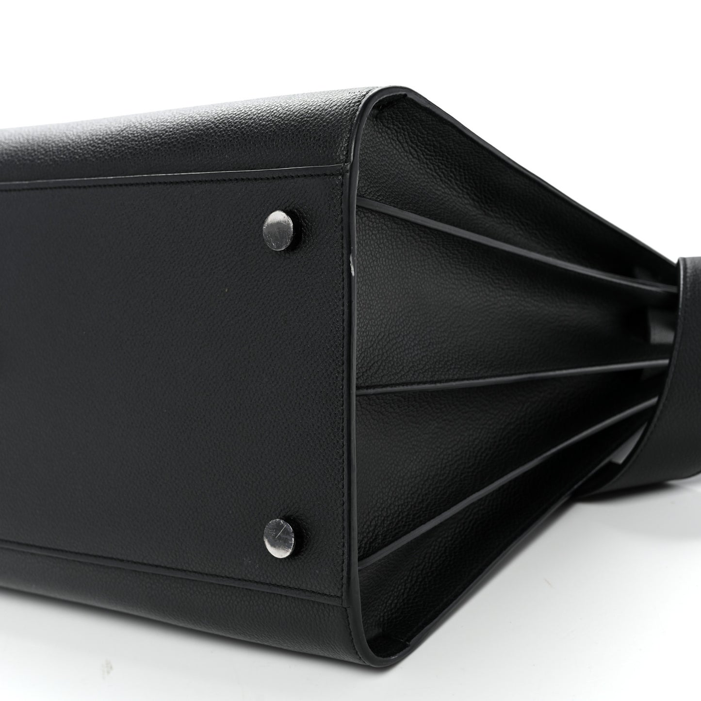 Grained Calfskin Large Sac de Jour Carryall Black