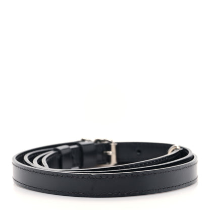 Louis Vuitton Calfskin 16mm Adjustable Shoulder Strap Black 2 of 3