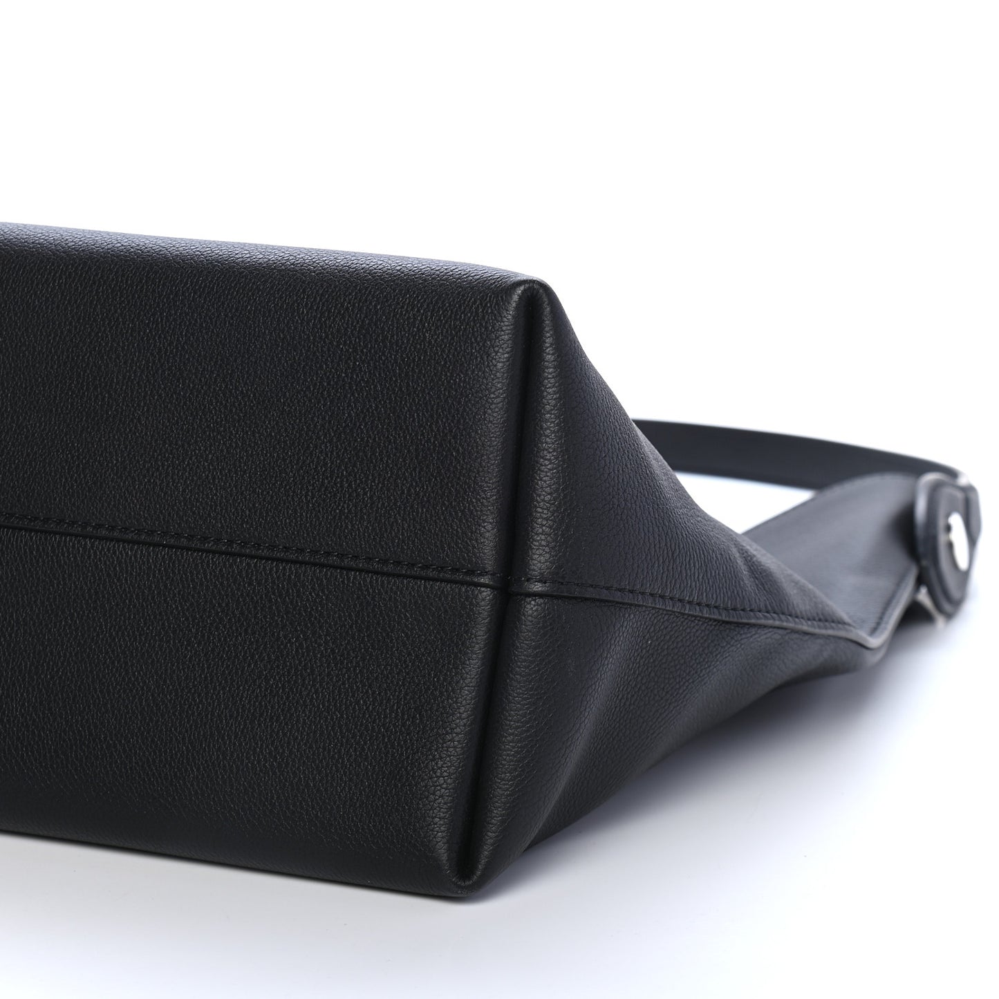 Calfskin Lockme Hobo Black