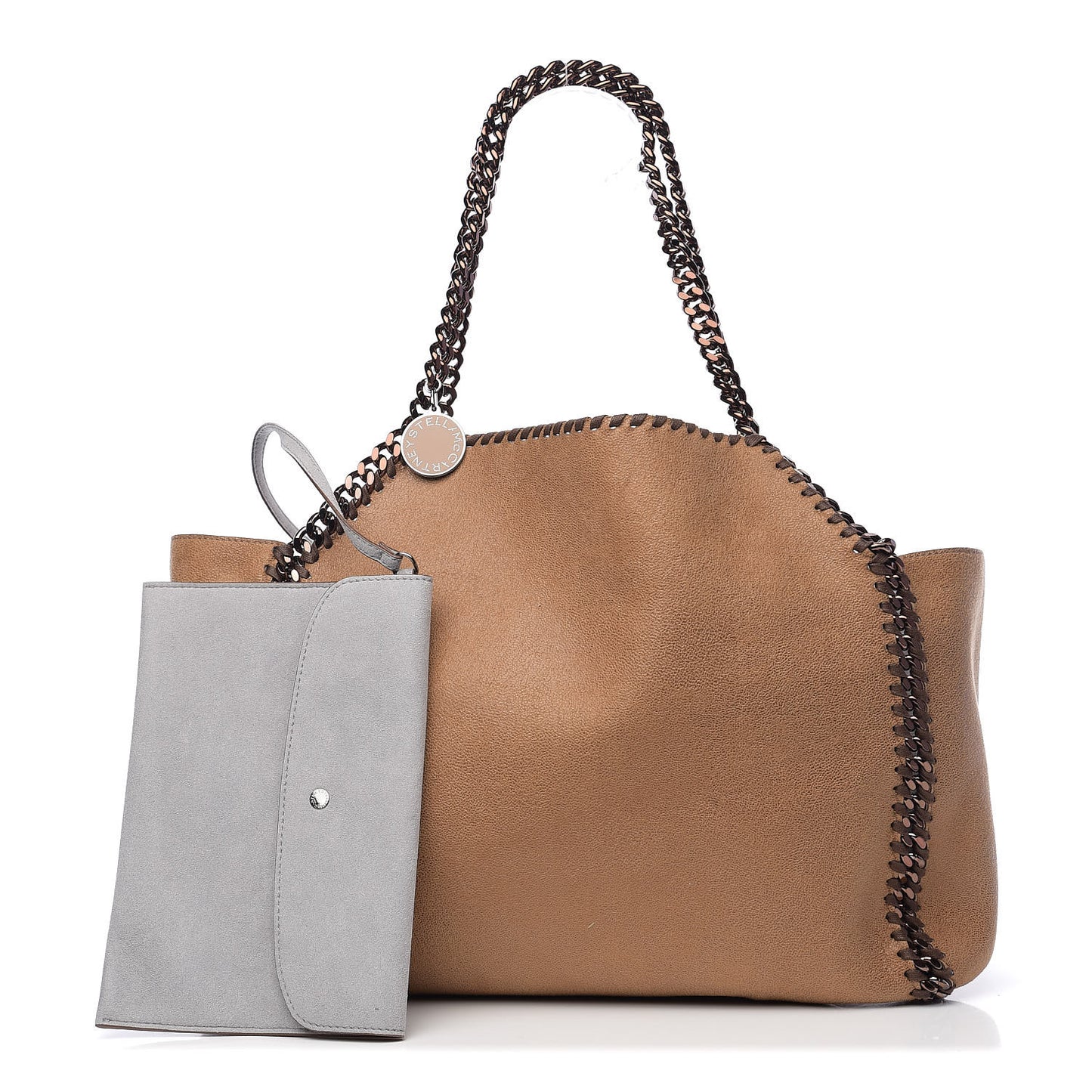 Shaggy Deer Falabella Reversible Tote Camel