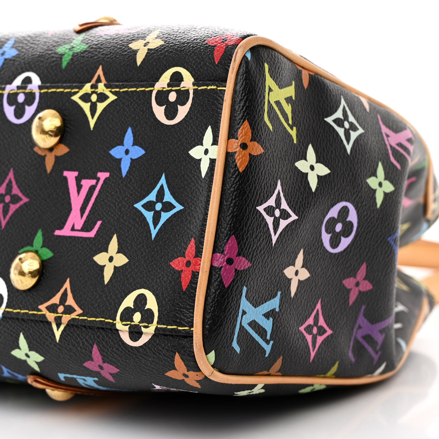 Louis Vuitton Monogram Multicolor Aurelia MM Black 9 of 13