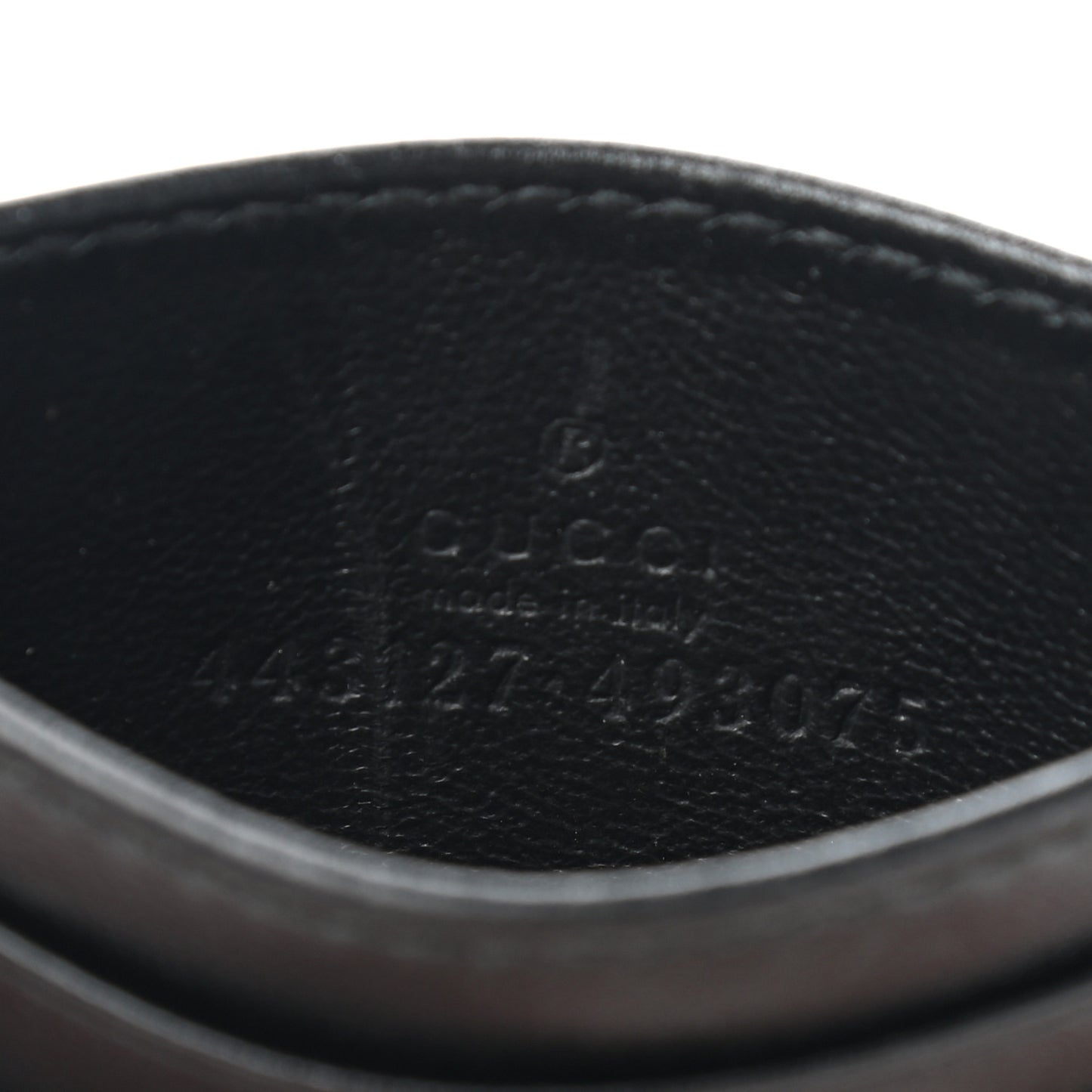 Calfskin Matelasse GG Marmont Card Holder Black