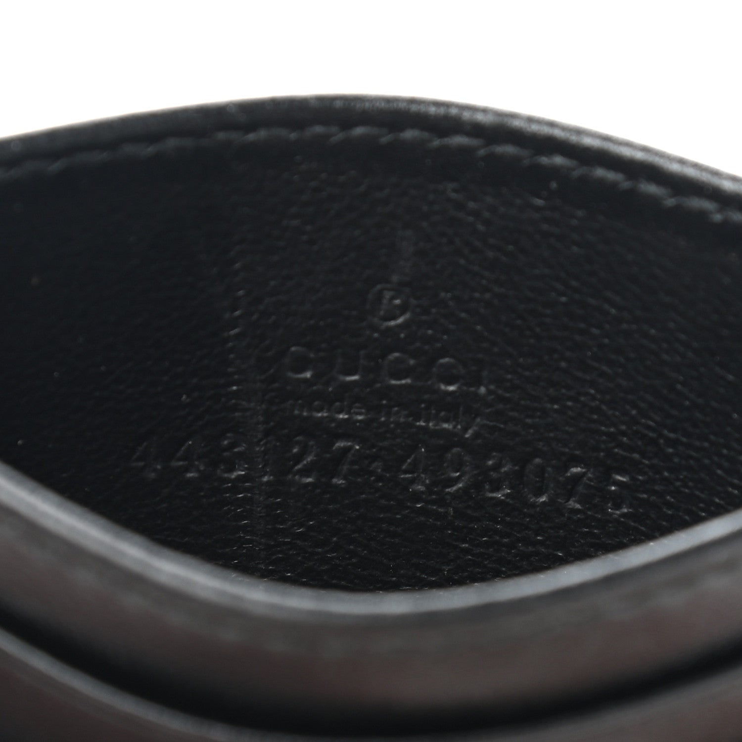 Gucci Calfskin Matelasse GG Marmont Card Holder Black 6 of 7
