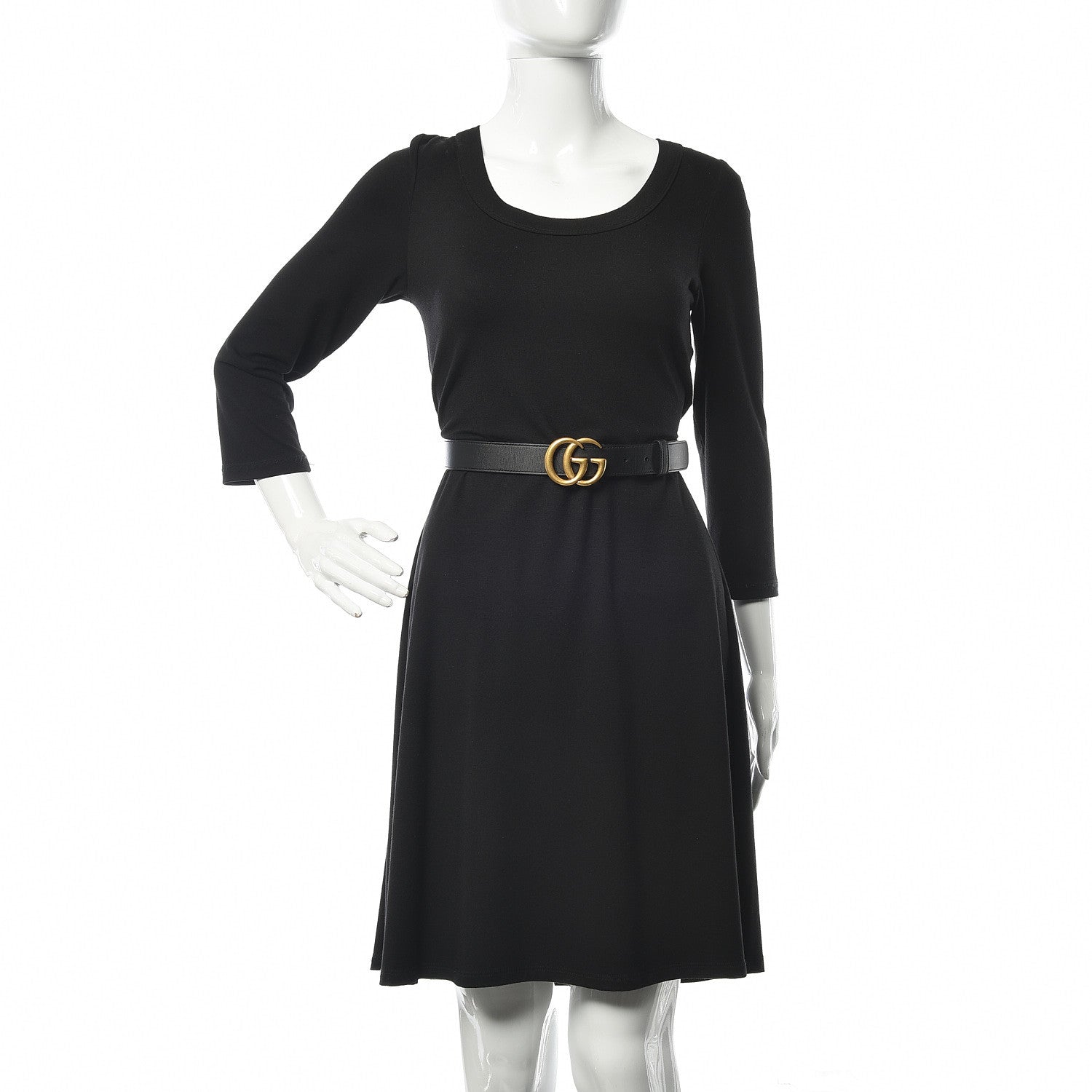 Gucci Calfskin Double G 30mm Belt 75 30 Black 2 of 6