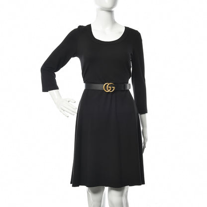 Gucci Calfskin Double G 30mm Belt 75 30 Black 2 of 6