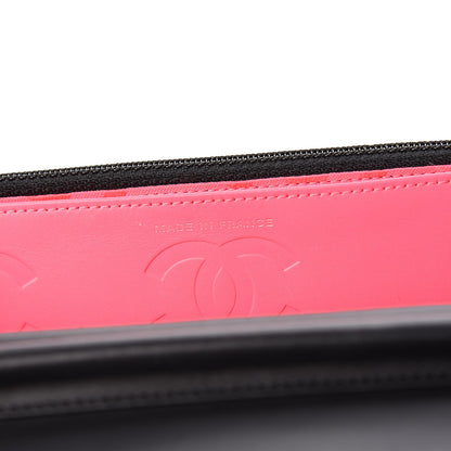 Chanel Calfskin Quilted Cambon Wallet On Chain WOC Black 7 of 15